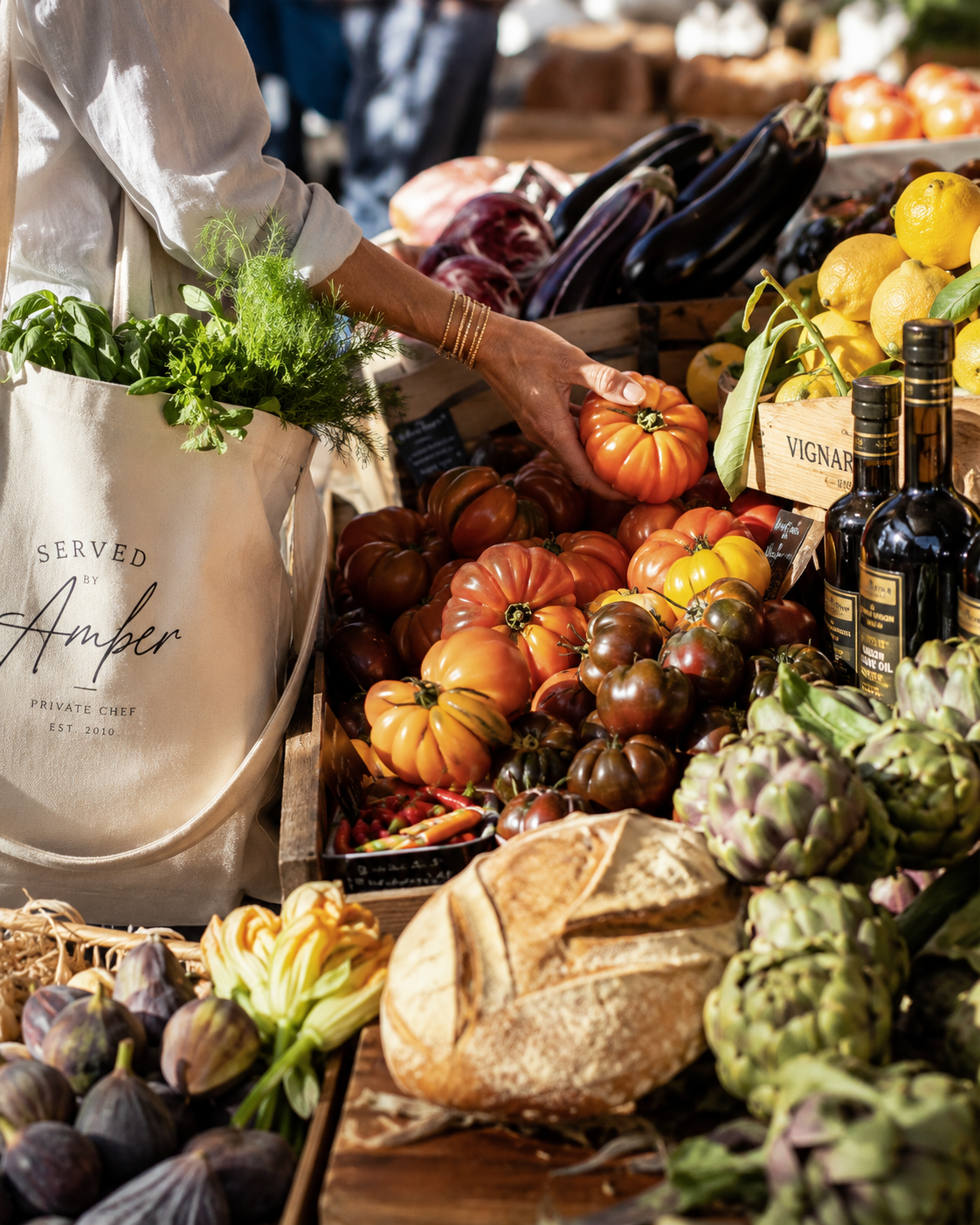 Fresh market produce